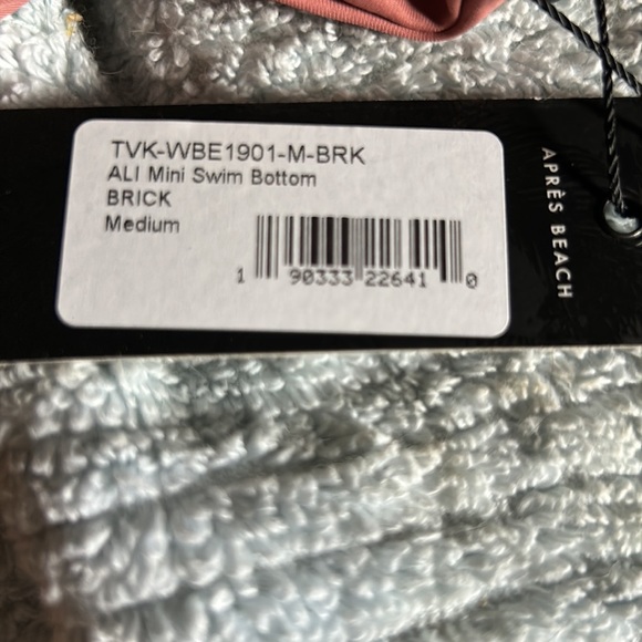 NWT TAVIK ali mini swim bottoms in brick size medium - Picture 7 of 11